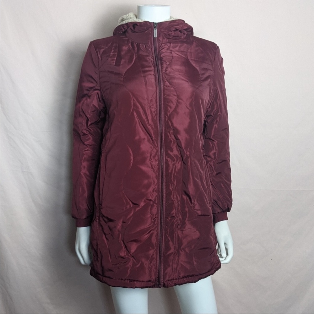 SHEIN Red Winter Coat